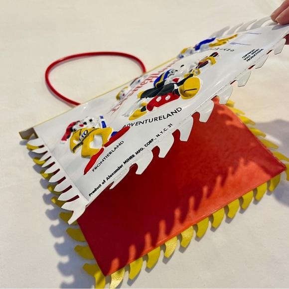1950s RARE Collectible EARLY Disneyland Vinyl Purse Near Mint Condition - Picture 5 of 13